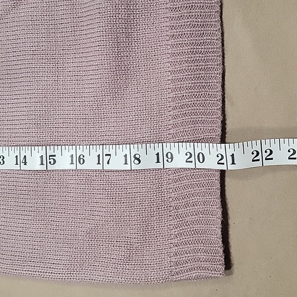 Cato, Dusty Rose, Size M, Knit Tank / Sleeveless Top, Cropped with Finished Hem - Picture 7 of 8